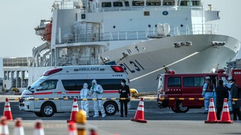 Per 7 Februari 2020, total ada 61 orang positif virus corona di dalam kapal yang membawa lebih dari 3.711 penumpang dan awak tersebut. Foto: Getty Images