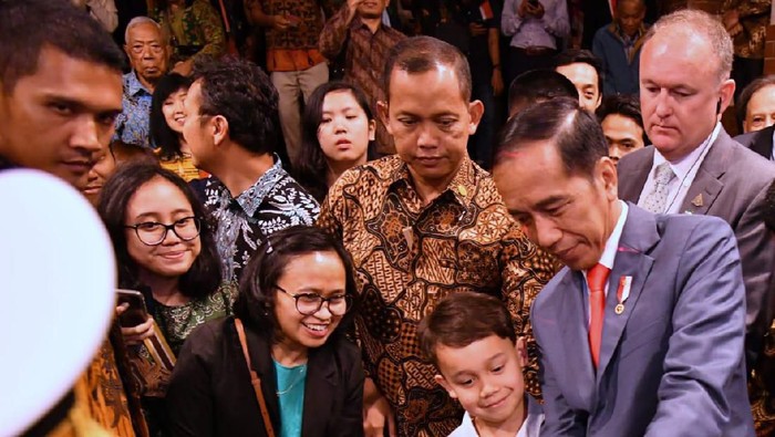 Presiden Jokowi di Canberra
