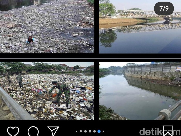 Postingan Ridwan Kamil soal sungai citarum