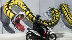 Wow! Penjaringan Punya Mural 3D Macam-macam Satwa