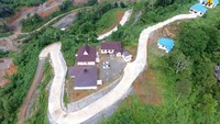 Bendungan Tapin dibangun dengan tipe Timbunan Batu Zonal Inti Tegak dan memiliki kapasitas tampung 70,52 m3. Istimewa/Kementerian PUPR.