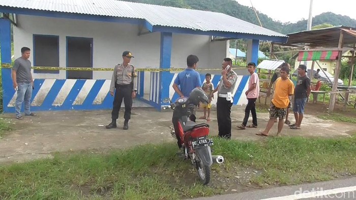 Bekas Pos Lalu Lintas Polres Polman (Abdy Febriady/detikcom)