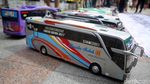 Ketika Bus Replika Parkir di CFD Jakarta