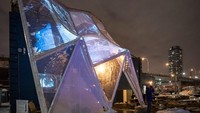 Jas hujan untuk bangunan ini dikembangkan oleh Sidewalk Labs. Istimewa/Dok. Archdaily.