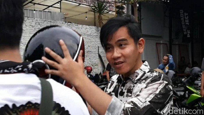Gibran Rakabuming Raka di Solo, Minggu (9/2/2020).