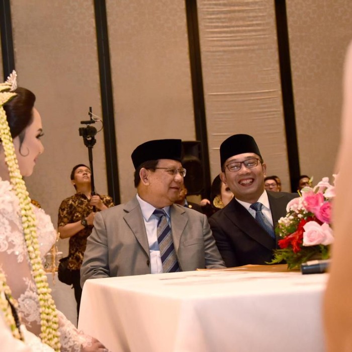 Ridwan Kamil bertemu Prabowo Subianto