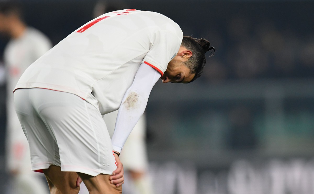 Cristiano Ronaldo Cetak Sejarah, tapi Juventus Kalah ( Alessandro Sabattini/Getty Images)