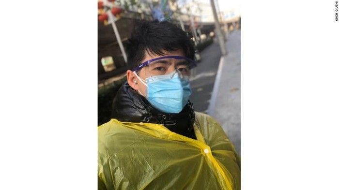 Chen Qiushi Jurnalis warga di China yang dikabarkan hilang.
