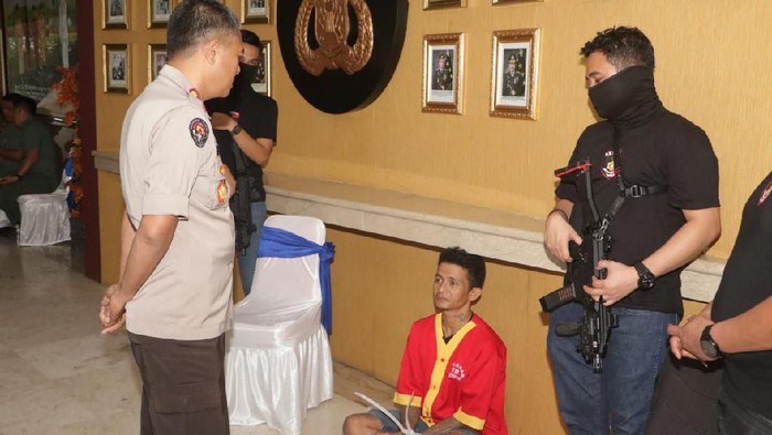 DOK. ISTIMEWA/ Pelaku pembusur dan pembacok pasutri di Makassar Sulsel
