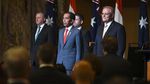 Semringahnya Jokowi di Canberra