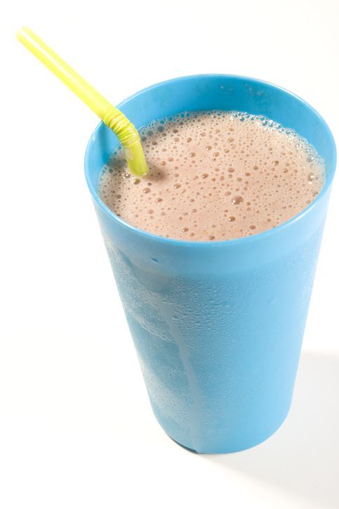 Healthy hazelnut drink (smoothie) - horizontal