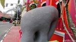 Begini Wujud Patung Gajah Mungkur yang Telan Dana Rp 1 M
