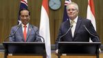 Semringahnya Jokowi di Canberra