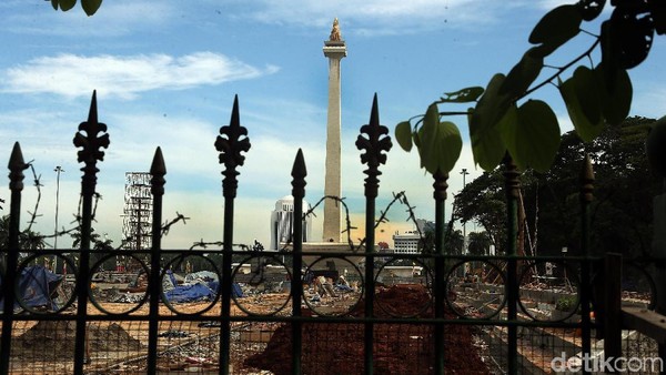 Diizinkan Setneg, Proyek Revitalisasi Monas Kembali Dilanjutkan