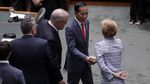 Semringahnya Jokowi di Canberra