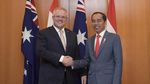 Semringahnya Jokowi di Canberra