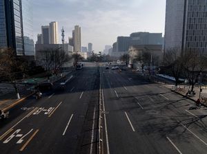 Sepinya Beijing di Hari Terakhir Libur Tahun Baru Imlek