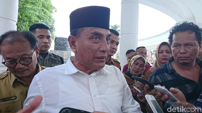 Ahmad Arfah Lubis-detikcom/ Gubernur Sumut Edy Rahmayadi