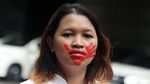 Para Perempuan Aksi Tolak Kekerasan Seksual di Kemendikbud