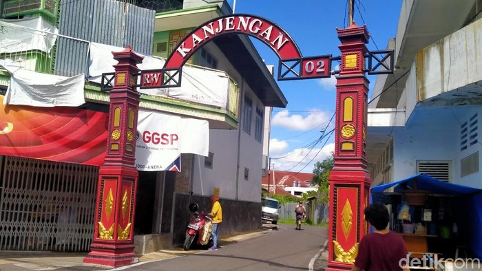 Lokasi titik Nol Kilometer Klaten di Kampung Kanjengan, Senin (10/2/2020).