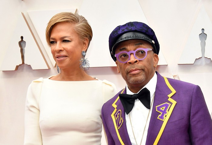 HOLLYWOOD, CALIFORNIA - FEBRUARY 09: (L-R) Tonya Lewis Lee and filmmaker Spike Lee attends the 92nd Annual Academy Awards at Hollywood and Highland on February 09, 2020 in Hollywood, California. (Photo by Amy Sussman/Getty Images)