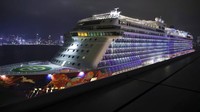 Ribuan penumpang dan kru kapal pesiar The World Dream di Hong Kong diperbolehkan turun dari kapal usai dinyatakan negatif virus corona, Minggu (10/2/2020).