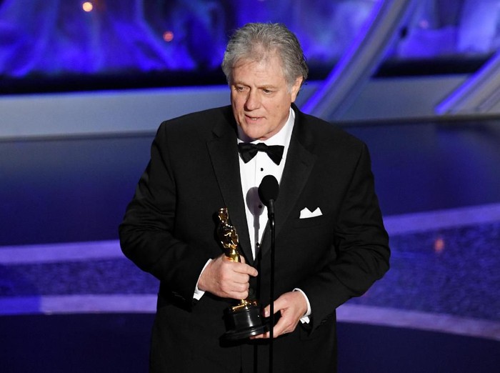 Ford v Ferarri HOLLYWOOD, CALIFORNIA - FEBRUARY 09: Donald Sylvester accepts the Sound Editing award for Ford v Ferrari onstage during the 92nd Annual Academy Awards at Dolby Theatre on February 09, 2020 in Hollywood, California. (Photo by Kevin Winter/Getty Images)