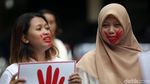 Para Perempuan Aksi Tolak Kekerasan Seksual di Kemendikbud