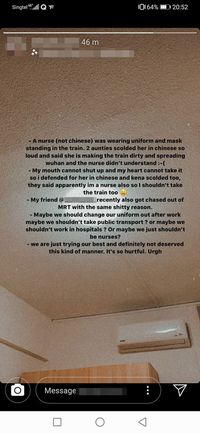 Viral Curhat Pilu Perawat Diusir dari MRT karena Dituduh Sebar Virus Corona