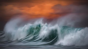 Potret gelombang ombak yang pecah di Pantai Bronte, Sydney, sangat mengagumkan di mata fotografer Gergo Rugli. Gergo Rugli/The International Landscape Photographer of The Year.