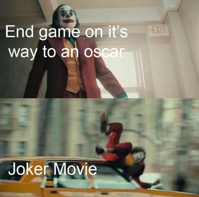 Meme Film Joker Menang Piala Oscar 2020