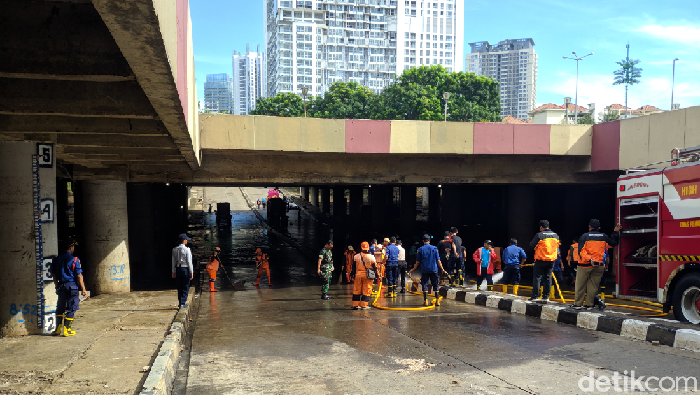 Underpass Kemayoran, Jakarta Pusat. (Jefrie Nandy Satria/detikcom)