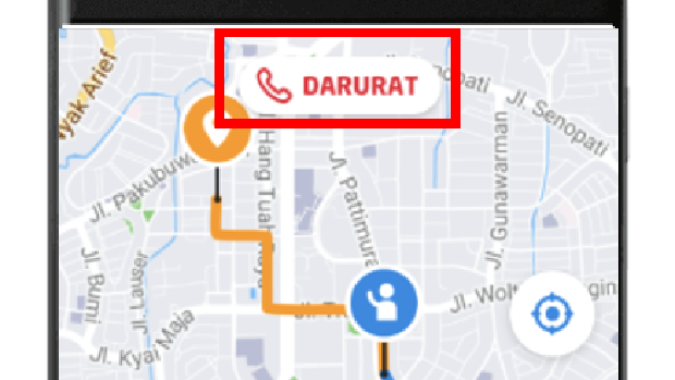 Cara Gunakan Tombol Darurat Grab dan Gojek