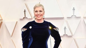 Aktris Olivia Colman juga turut prihatin dengan nasib warga Palestina dan turut menyumbangkan suaranya untuk gerakan ini. Getty Images