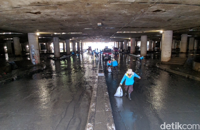 Underpass Kemayoran, Jakarta Pusat. (Jefrie Nandy Satria/detikcom)