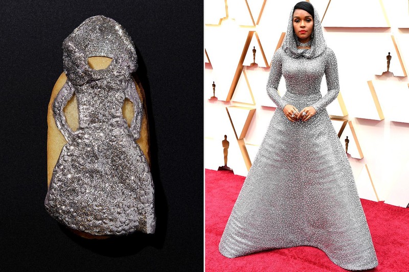 biskuit dengan hiasan gaun oscar 2020