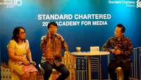 Standard Chartered Bank menggelar seminar keuangan tahunan Wealth on Wealth (WoW) yang dihadiri ratusan nasabah Priority Banking Standard Chartered Bank di Hotel Mulia Senayan Jakarta. Berbagai peluang dan tantangan berinvestasi di tengah momentum pertumbuhan ekonomi nasional, regional, global di sepanjang tahun ini Standchart sasar generasi kedua. Foto: dok. Standart Chartered Bank