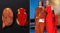 Kristen Wiig dan Maya Rudolph memakai gaun yang luar biasa cantik di Oscar 2020 kemarin (10/2). Biskuit dengan gaun itu pun dibuat dengan cantik. Kreasi dari Milano Cookies ini terlihat sangat apik. Foto: Istimewa