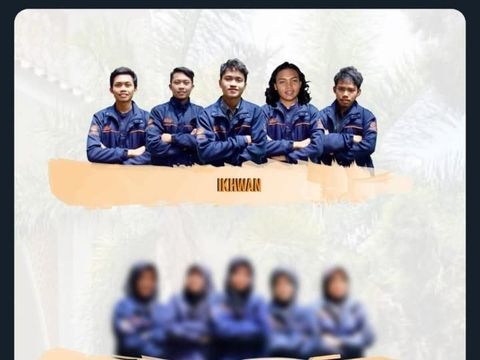 Foto pengurus JMG UGM yang jadi sorotan 