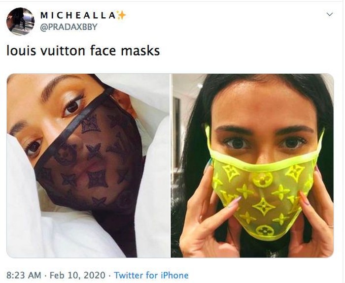 masker Louis Vuitton masker Louis Vuitton