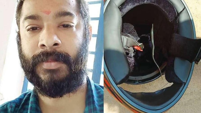 Ada ular di Helm