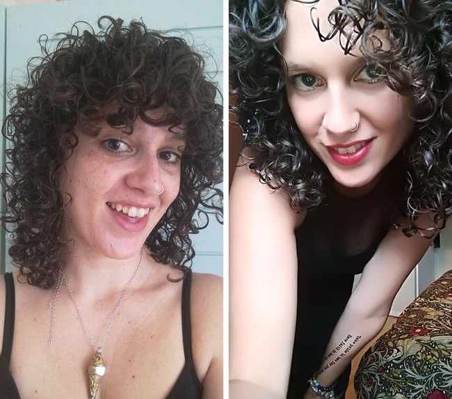 Saat tak pakai makeup tebal aku tak terlihat. Sebaliknya (ketika pakai make up) para pria mulai menatapku sementara wanita mengerling, cerita Dawn Batsford. Foto: Dok. Brightside/Quora