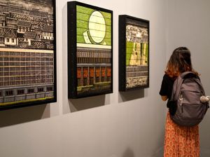 Lukisan Karya Aditya Novali Mejeng di Dhaka Art Summit 2020