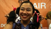 Rambut dari para pendonor ini akan dibuat wig untuk pasien kanker.
