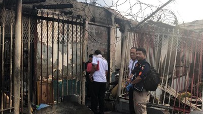 Penampakan Rutan Kabanjahe yang Hangus Dibakar Napi