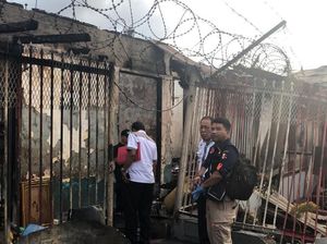 Penampakan Rutan Kabanjahe yang Hangus Dibakar Napi