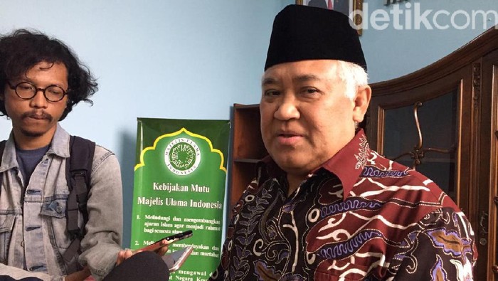 Ketua Dewan Pertimbangan MUI Din Syamsuddin