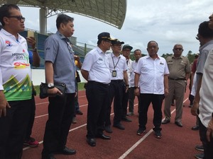 KONI dan Kemenpora Tinjau Kesiapan Venue PON di Mimika