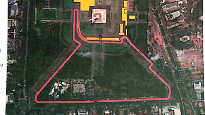 Jakarta lokasi formula e Lokasi Sirkuit