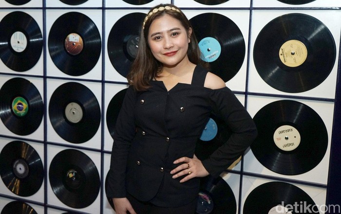 Prilly Latuconsina saat ditemui di kawasan Jakarta Pusat.